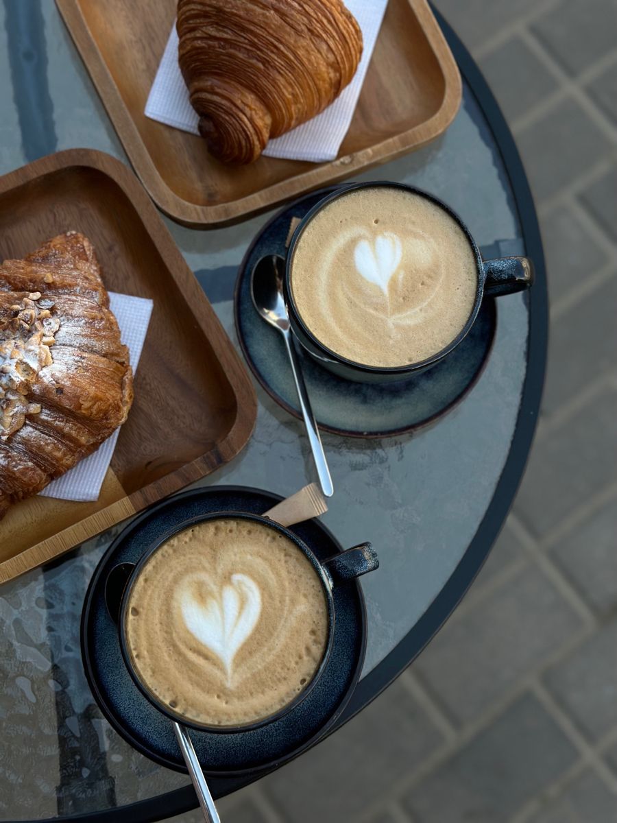 Freshly prepared coffee