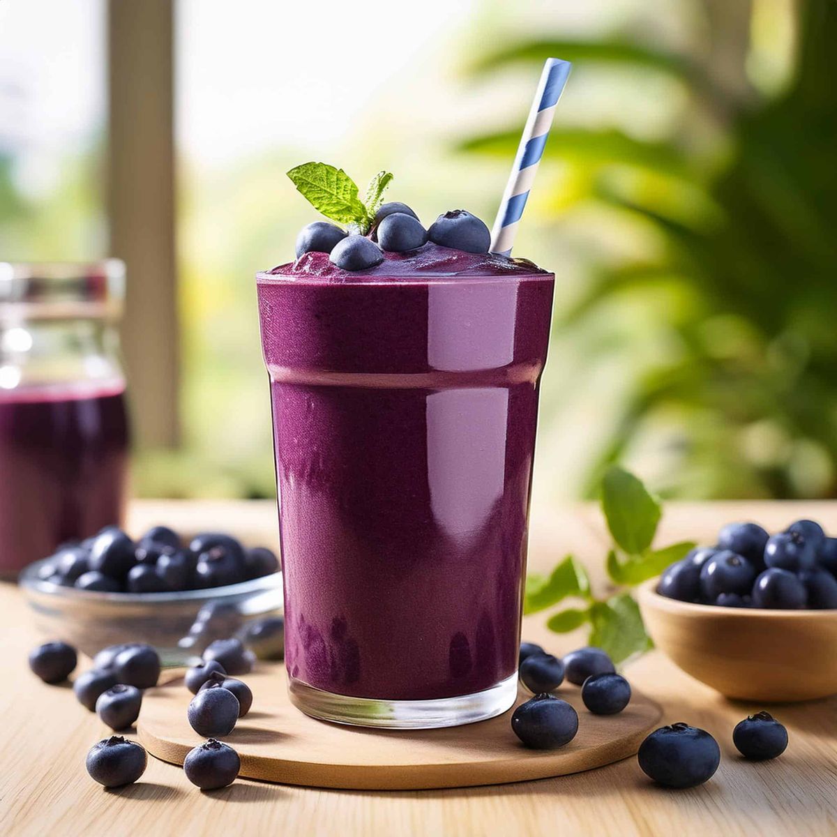 Overnight oats with berries